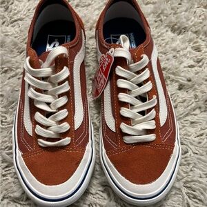 Vans Style 36 Decon SF Salt Wash -Bombay Brown Size Men’s 5 Women’s 6.5